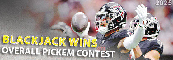 Blackjack hits again to win the Overall Pickem' pot