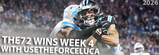The72 holds on for the week 4 Confidence victory