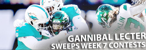 Gannibal Lecter eats up the competition in week 7